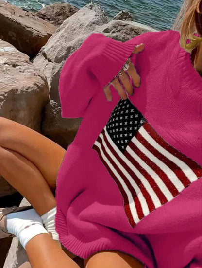 Serenity Collective - #1 BEST SELLER-USA Flag Sweater 