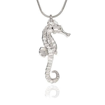 Big Blue by Roland St John - Seahorse Pendant: 18"