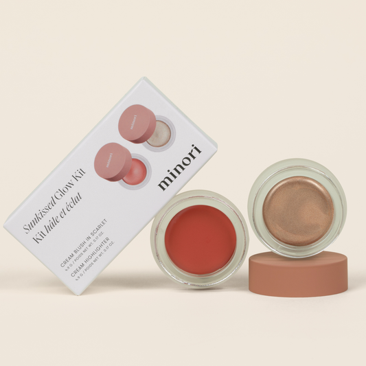 Minori - Sunkissed Glow Kit - Cream Blush & Highlighter Gift Set