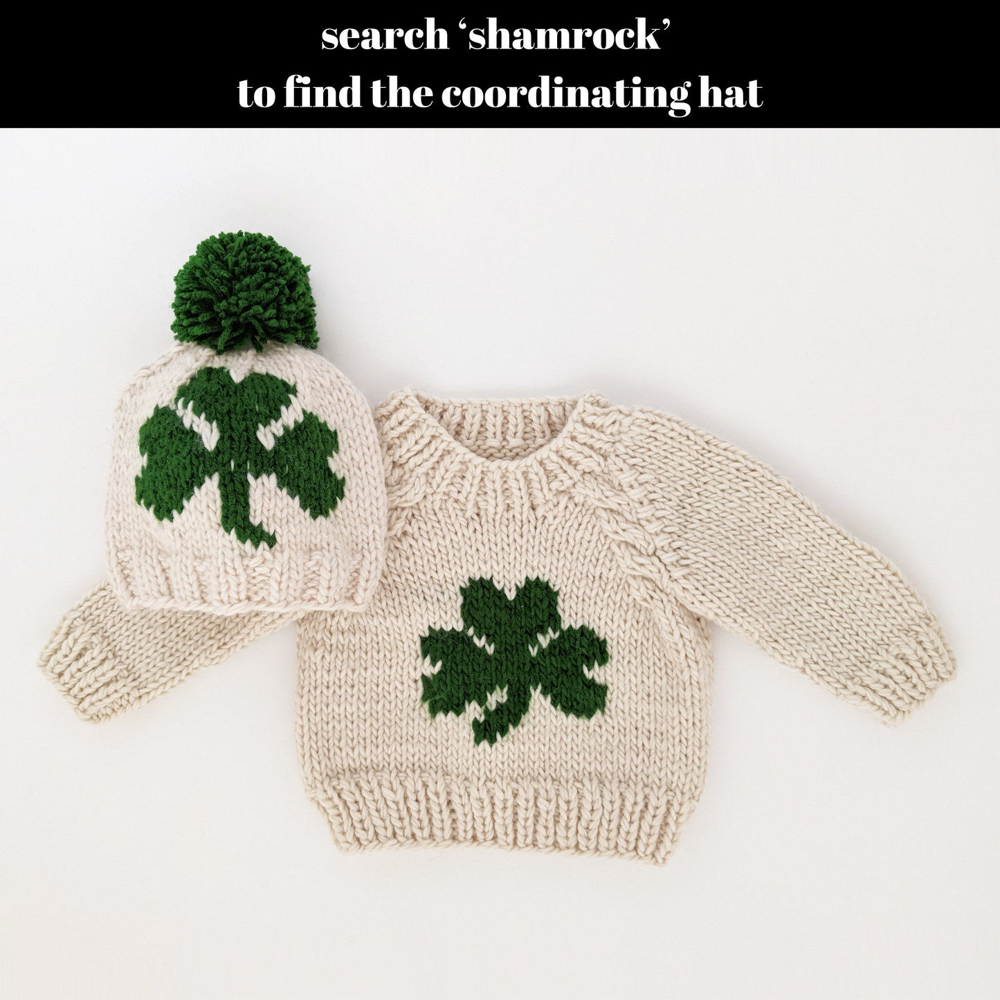 Huggalugs - Shamrock Crew Neck Sweater Baby & Toddler