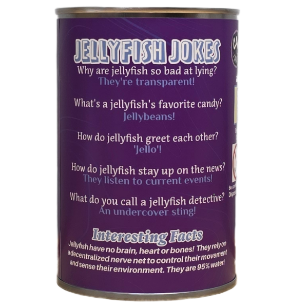Canned Gifts - Canned Jellyfish | Stuffed Jellyfish Plush | Unique Gift