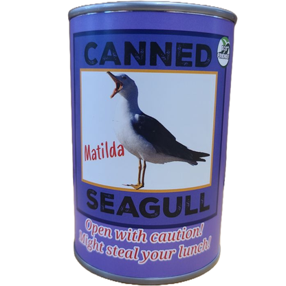 Canned Gifts - Matilda the Canned Seagull - Eco-Friendly and Recycled Gift