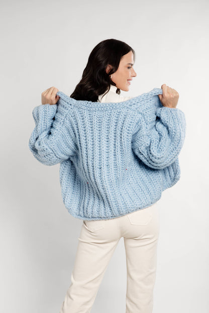 SAACHI - Chunky Oversized Knit Cardigan