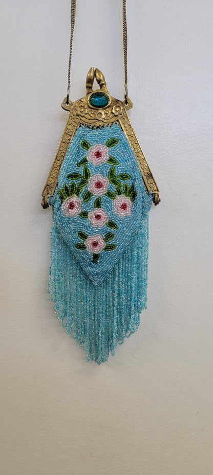 Ricki designs - VINTAGE FRAME BAG WITH FRINGE