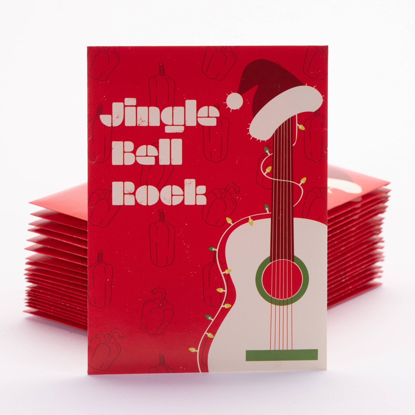 Bentley Seed Co. - ‌Jingle Bell Rock Gift Tag Card - Bell Pepper Seed Packets
