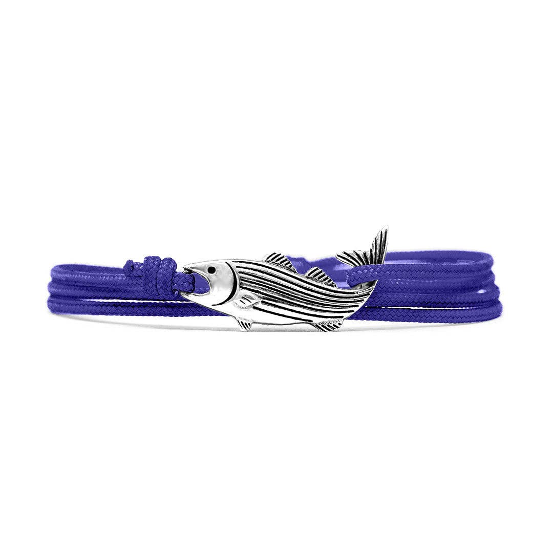 Cape Clasp - The Striper Clasp: Silver / Black Dusk