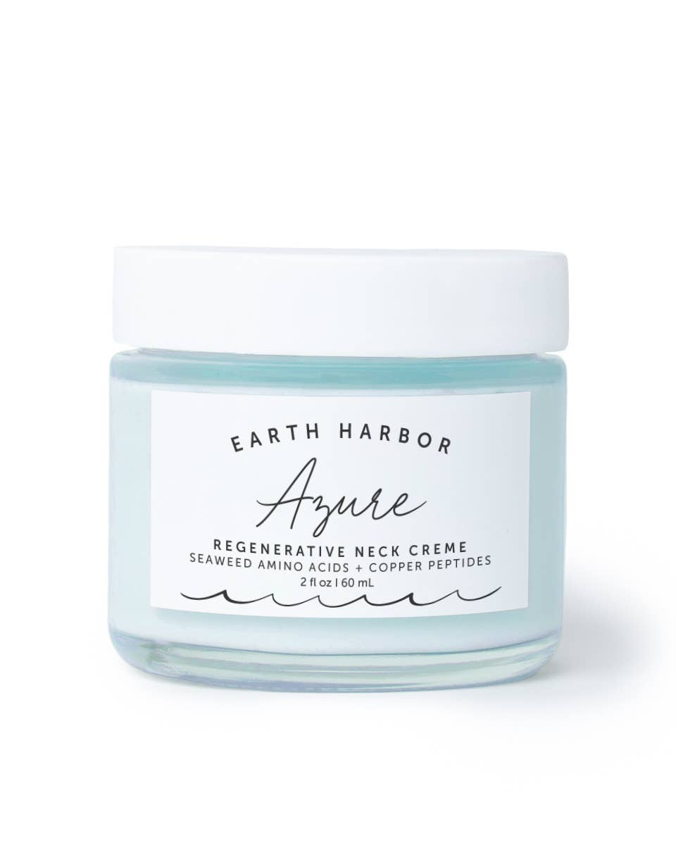 Earth Harbor Naturals - AZURE Smooth Neck + Face Water Cream: Amino Acids + Peptides