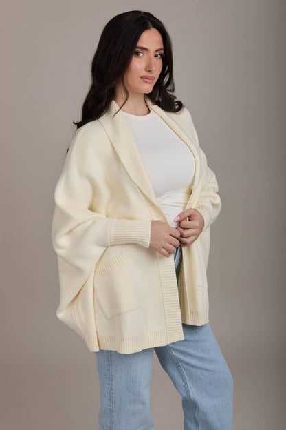 SAACHI - Open Front Oversize Cardigan