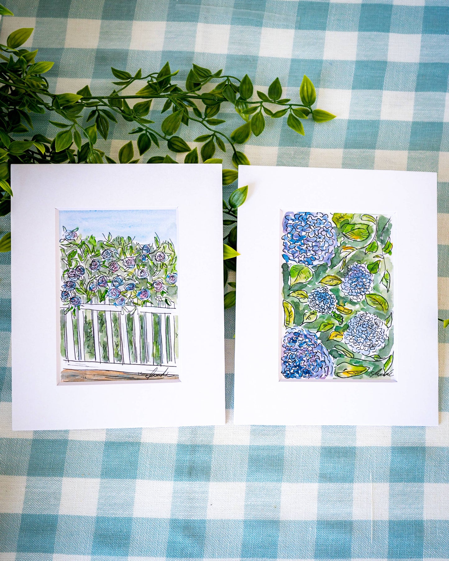 Irene Lynch Art - Hydrangea Sticker
