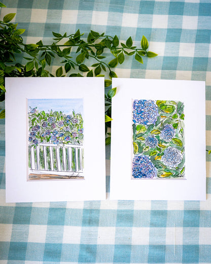 Irene Lynch Art - Hydrangea Sticker
