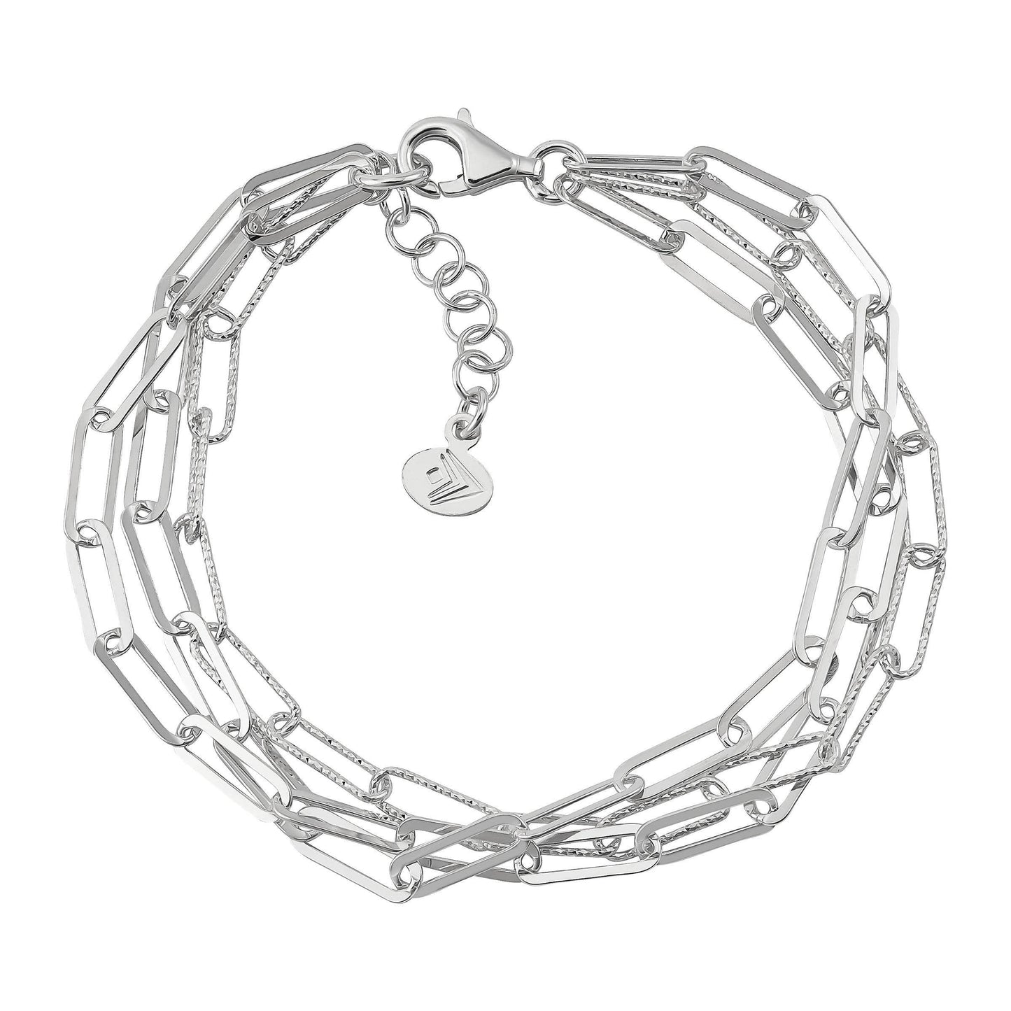 Silpada - Silpada 'Graffetta' Bracelet in Sterling Silver, 7: 8