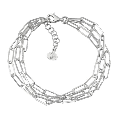 Silpada - Silpada 'Graffetta' Bracelet in Sterling Silver, 7: 8
