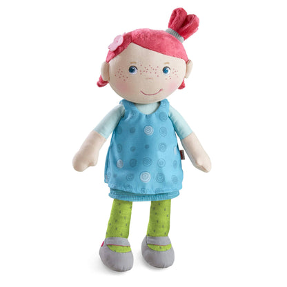 HABA USA - Snug Up Doll Philine - 10" Soft Cuddly Plush Baby Doll