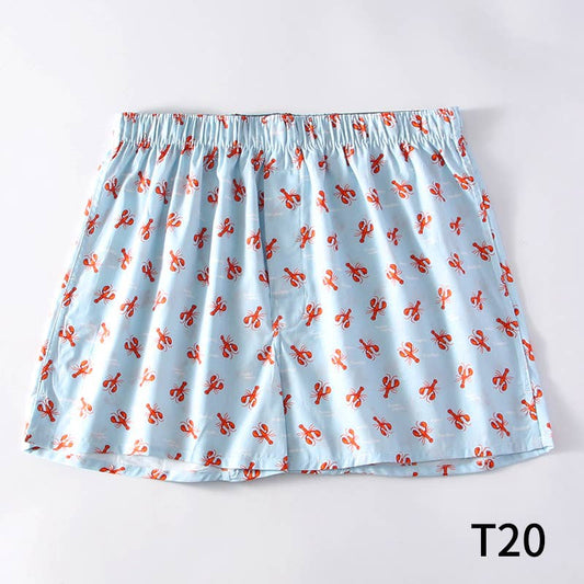 Rosa Clothing - Lobster & Pickles printed cotton casual boxer short