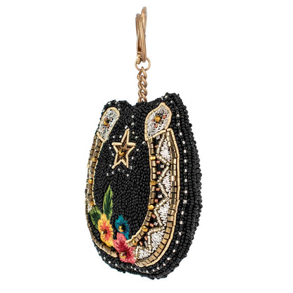 Mary Frances Accessories - Good Luck Beaded Horse Shoe Coin Purse/Key Fob