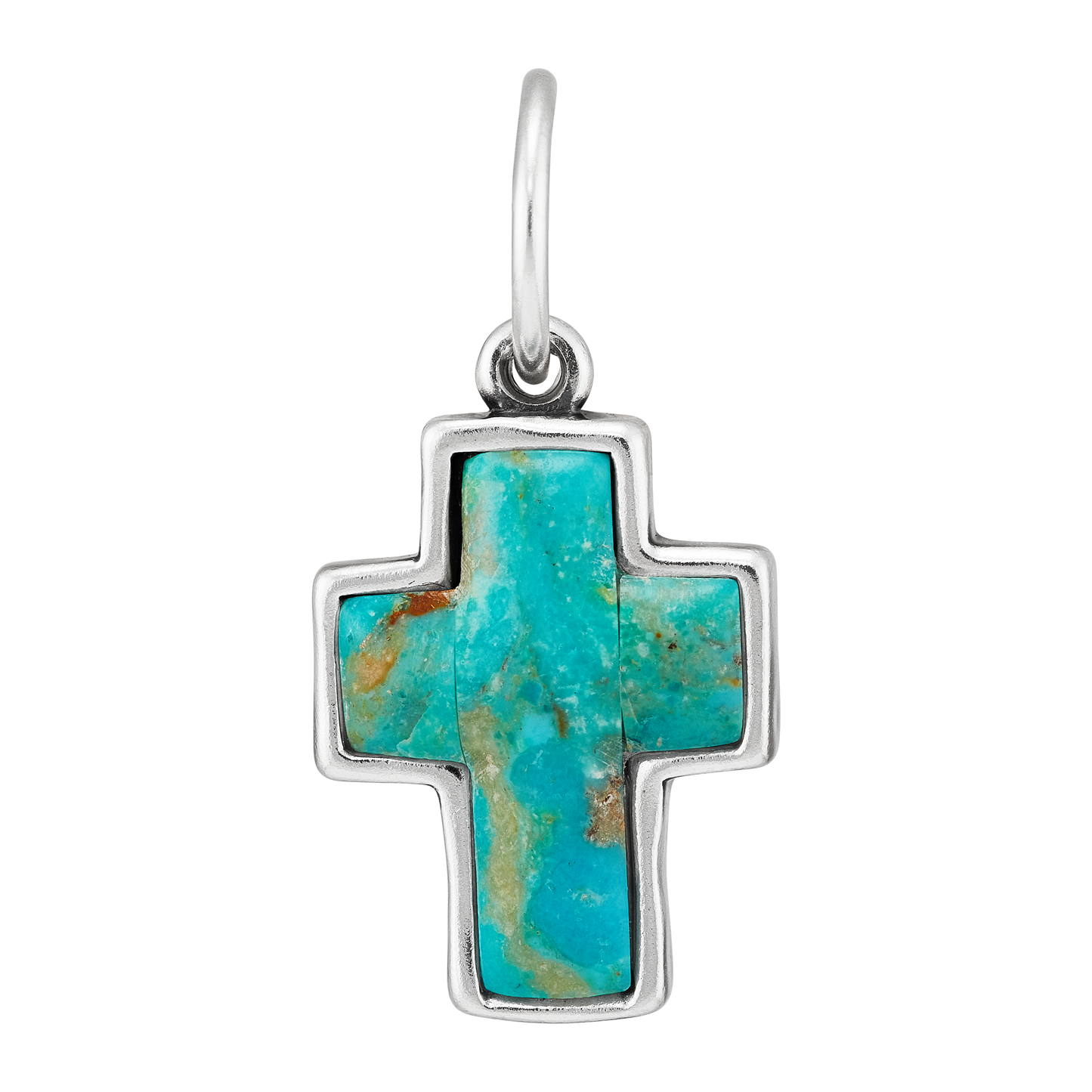 Silpada - Silpada Blue Divine Charm, Sterling Silver & Turquoise: Teal