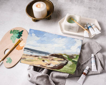 Cate Paper Co. - Seashore Path painting kit, impressionist painting kit
