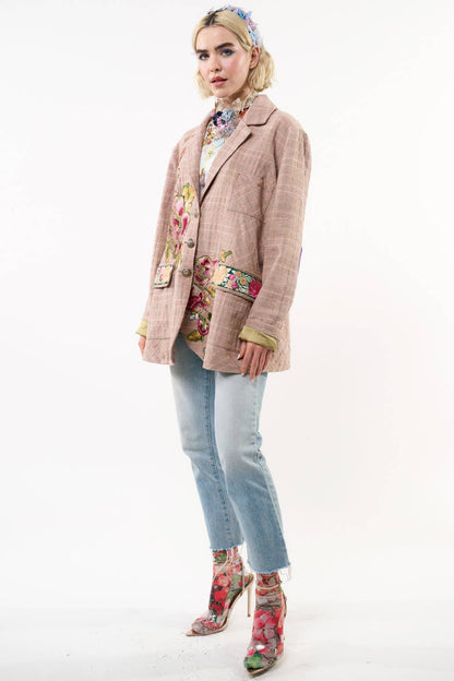 Aratta - Sudden Sensation Blazer: Pink Ash / S