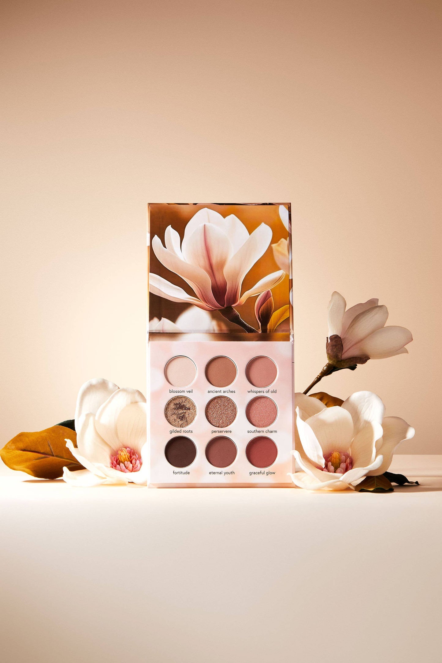 Honeybee Gardens Natural Cosmetics & Body Care - Timeless Magnolia Pressed Eye Shadow Palette
