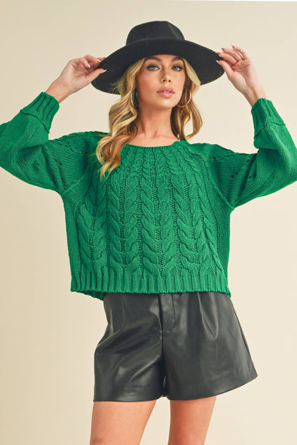 AEMI + CO - 3158DK Tally Sweater: M / Contemporary / Pink
