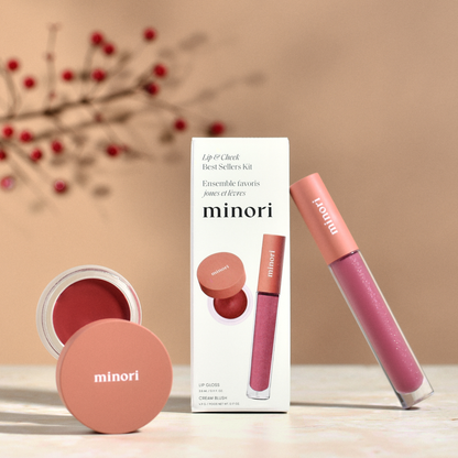 Minori - Lip & Cheek Best Sellers Kit - Holiday Gift Set