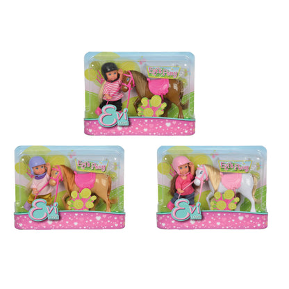 Toysmith - Simba Dickie- Evi Love - Evi's Pony Set Doll Assorted