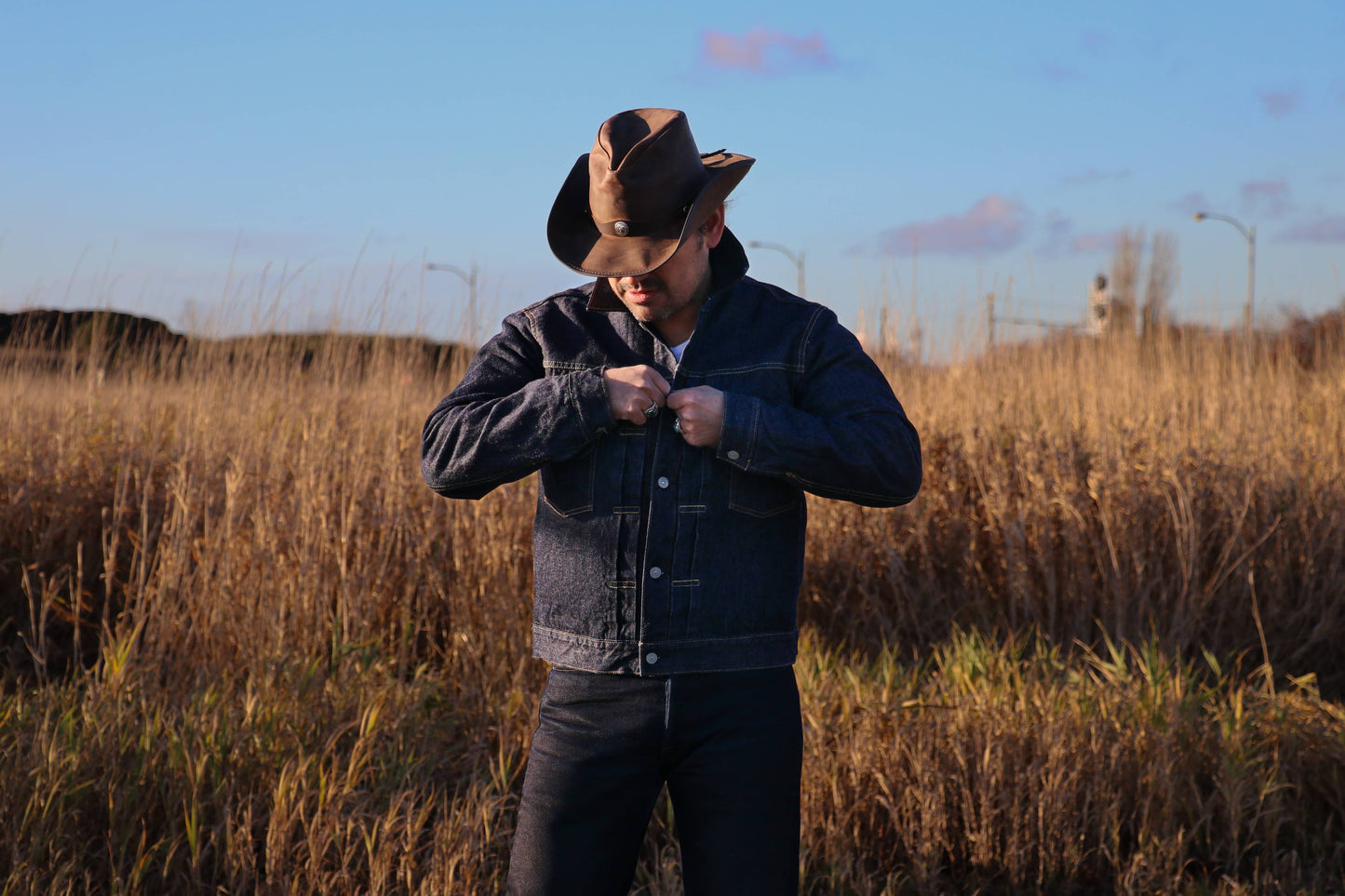 American Hat Makers - Midweight American Leather Western Hat - Style Western