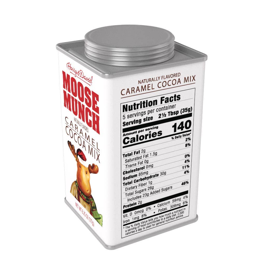 McSteven's - H&D® Holiday Moose Munch Caramel Cocoa (6.25oz Tins)