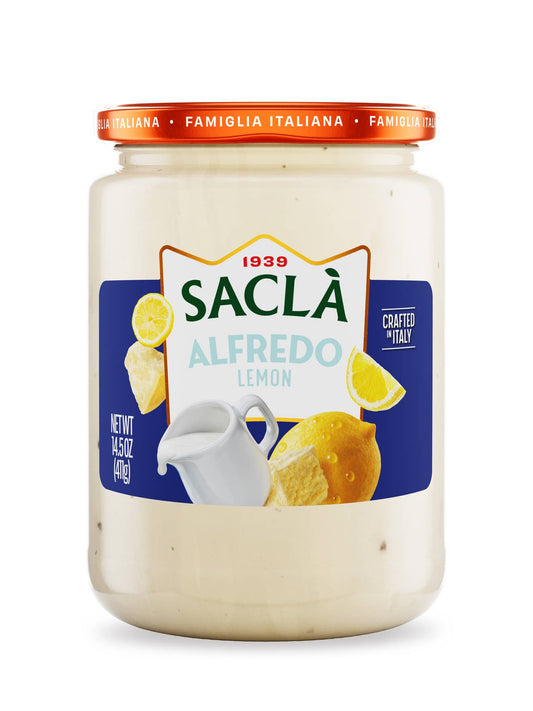 Sacla - Sacla Italy Alfredo with Lemon White Pasta Sauce 6x14.5oz