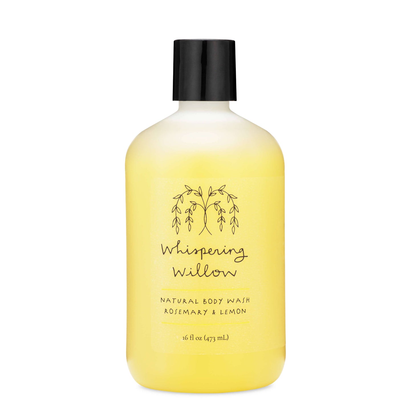 Whispering Willow - Rosemary & Lemon Body Wash - 16oz Plastic (Seasonal)