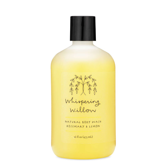 Whispering Willow - Rosemary & Lemon Body Wash - 16oz Plastic (Seasonal)