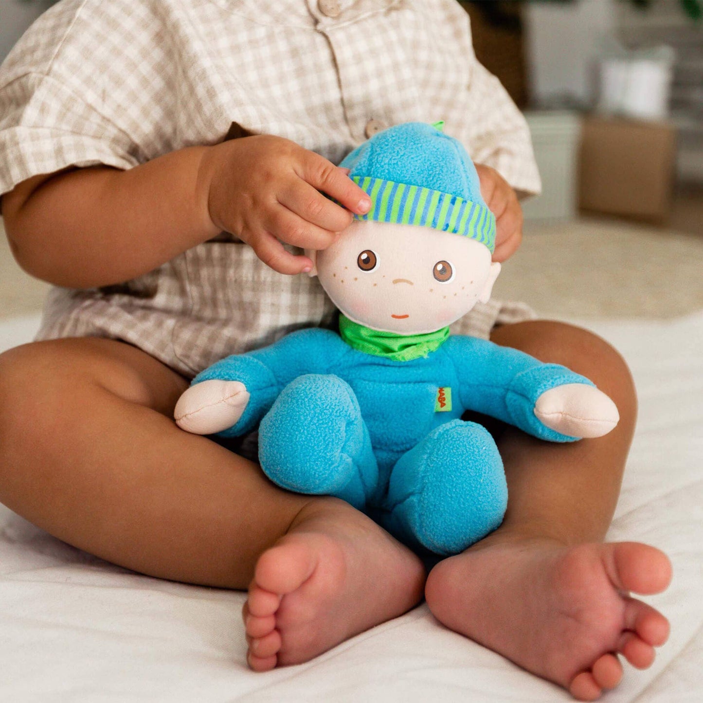 HABA USA - First Snug Up Doll Luis