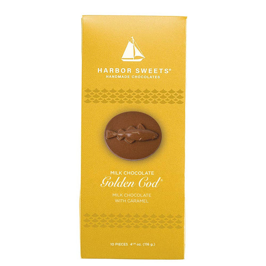 Harbor Sweets Chocolates - Golden Cod Gable Box - 10 pc