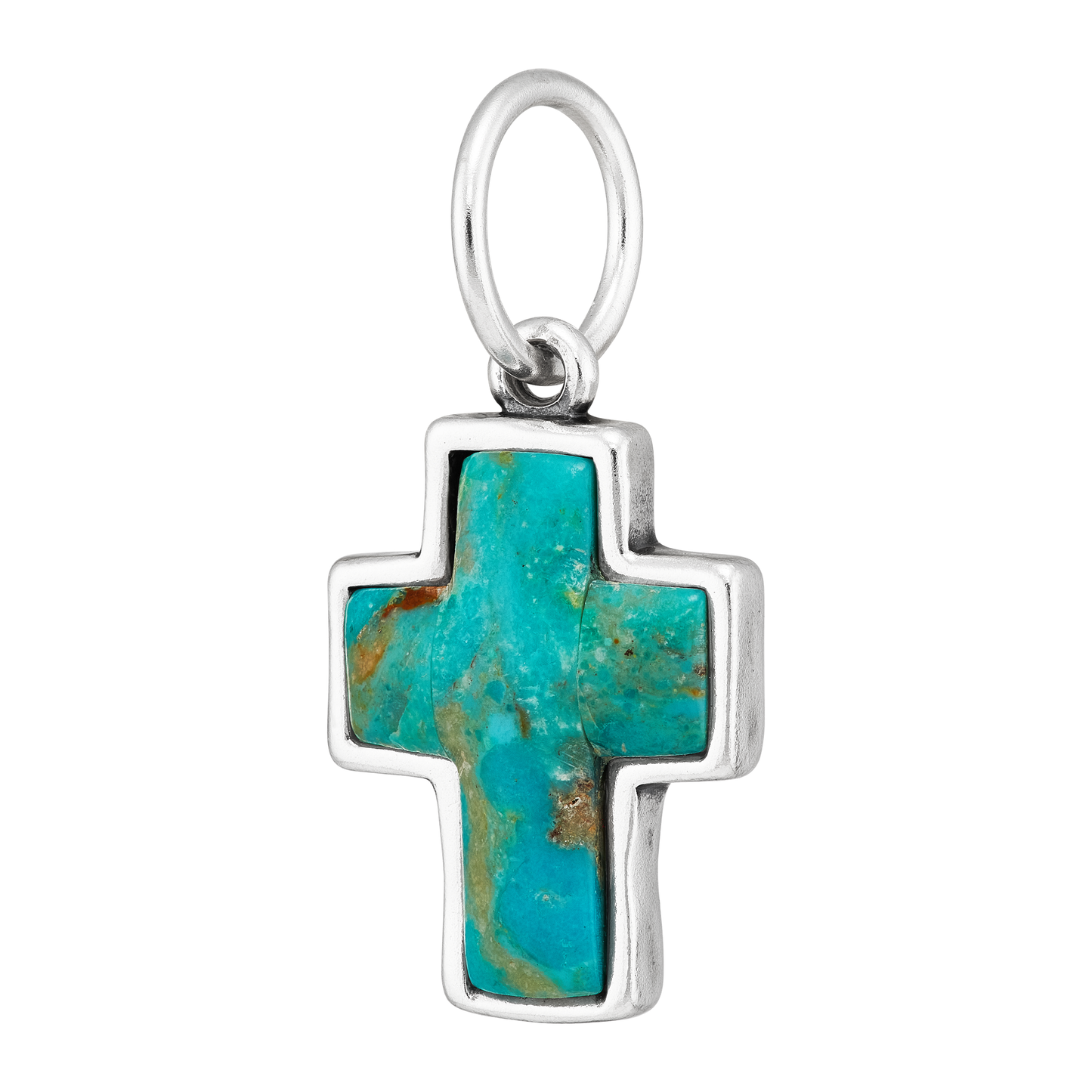 Silpada - Silpada Blue Divine Charm, Sterling Silver & Turquoise: Teal