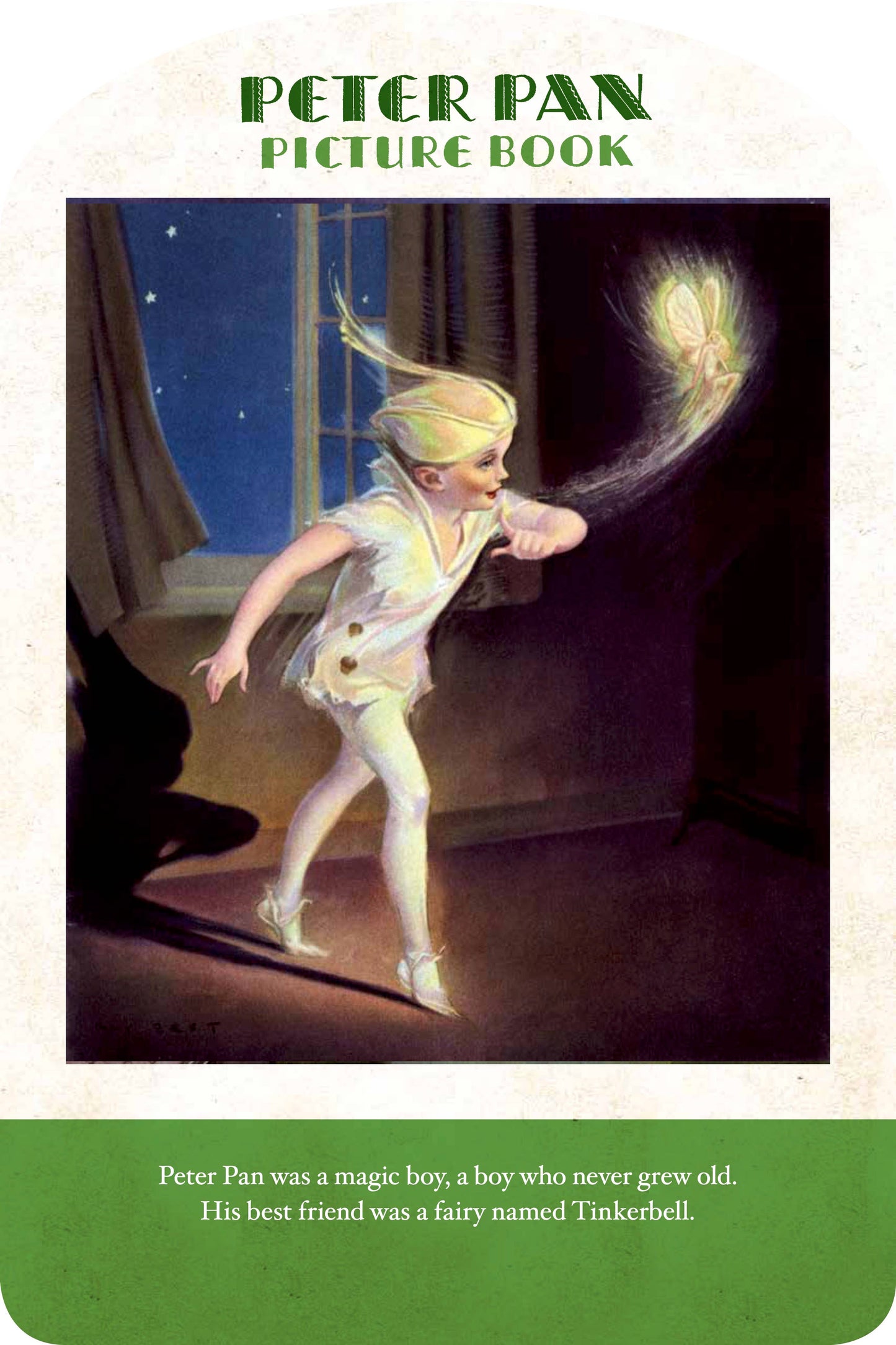 Laughing Elephant Books - Peter Pan Picture Book- Children's Picture Book-Vintage