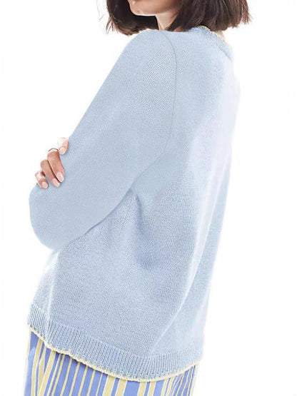 Rosa Clothing - Oceanic Lobster & Crab Jacquard knit sweater pullover
