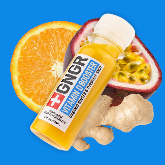 GNGR Labs - Vitamin D Booster Ginger Shot: Immunity Energy Mood Boost