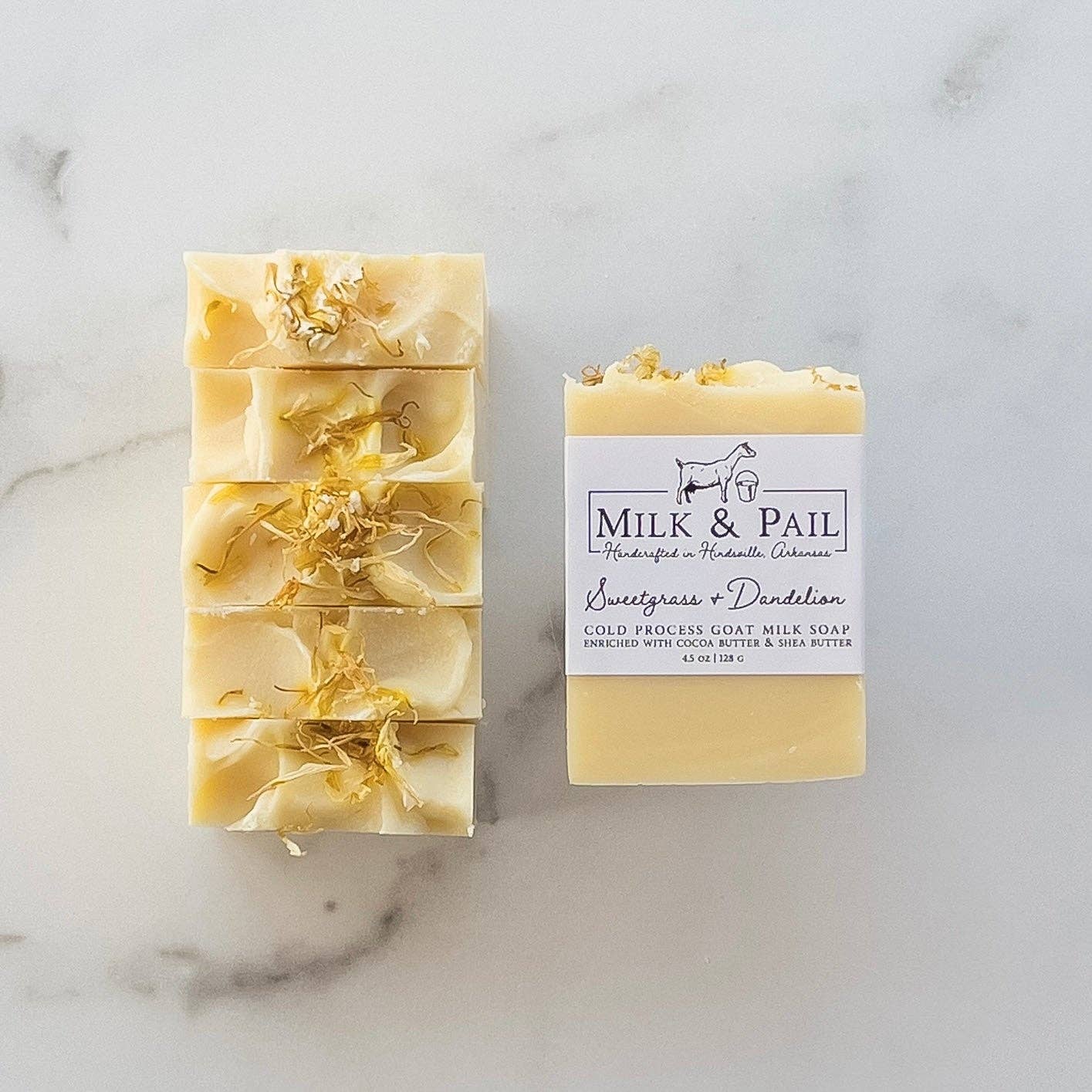 Milk & Pail - Sweetgrass and Dandelion Goat Milk Soap
