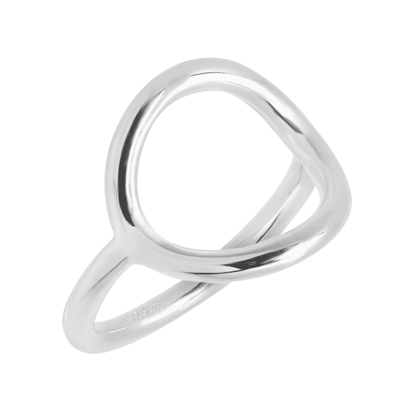 Silpada - Silpada 'Karma Ring' in Sterling Silver, Size 10: White / 7