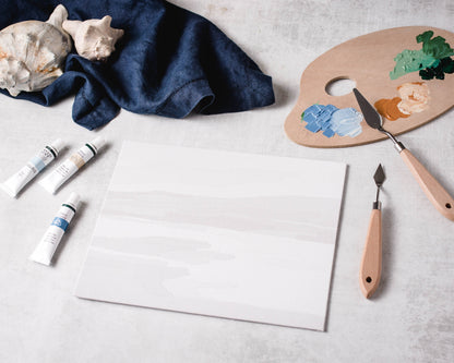 Cate Paper Co. - Coastal Cliffs palette knife painting kit