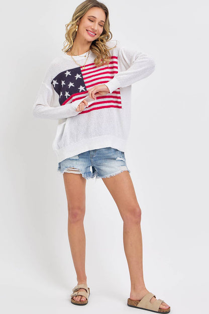 Sweet Lovely by Jen - 4TH OF JULY STARS AND STRIPES AMERICAN FLAG