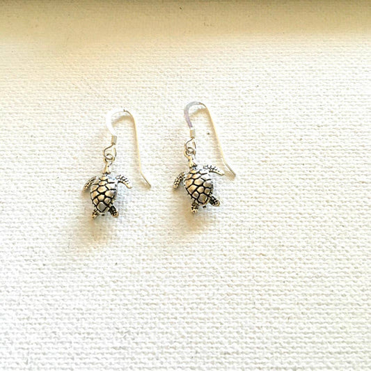 Jackie Gallagher Designs - Handmade Coastal Jewelry - Small Turtle Earrings