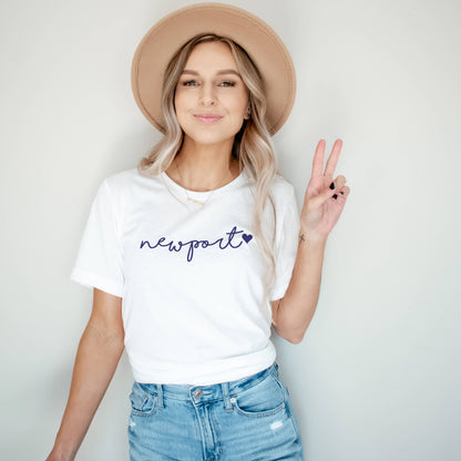 Salt + Fare - Custom Local Love Script Graphic Tee