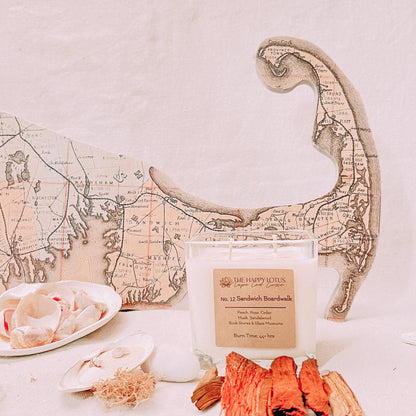 The Happy Lotus - Cape Cod Luxe Candles: No. 12 Sandwich Boardwalk