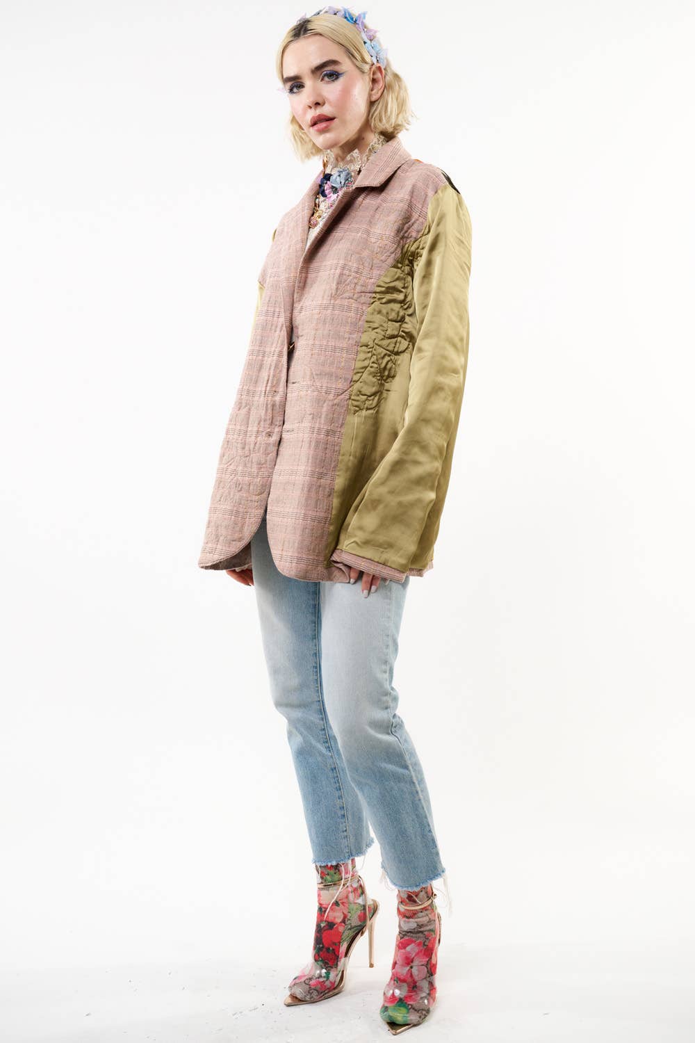 Aratta - Sudden Sensation Blazer: Pink Ash / S