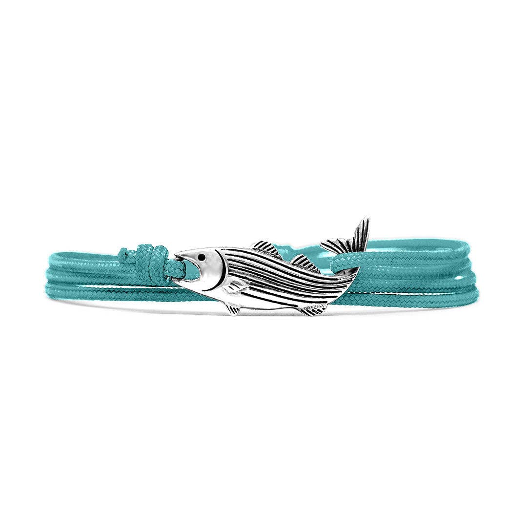 Cape Clasp - The Striper Clasp: Silver / Black Dusk