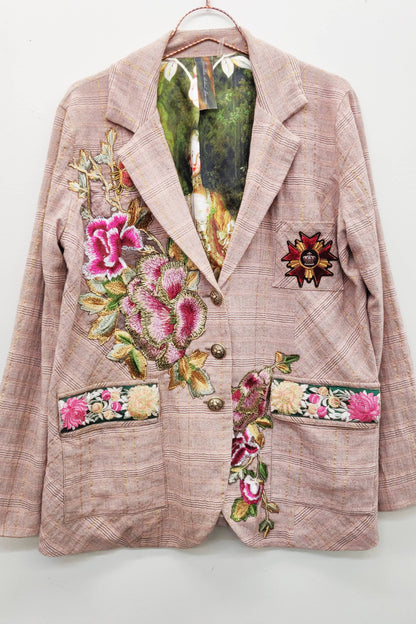 Aratta - Sudden Sensation Blazer: Pink Ash / M