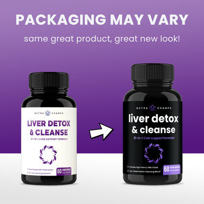 NutraChamps - Liver Cleanse Detox & Repair | Premium Liver Support Pills