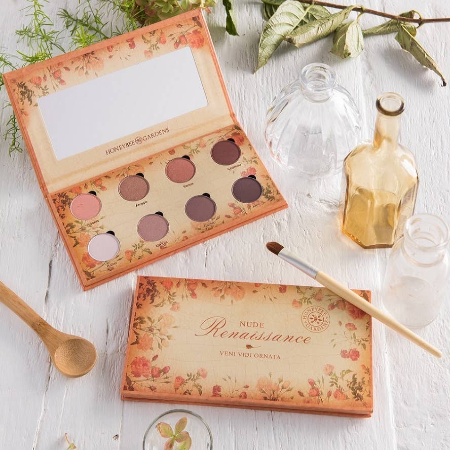 Honeybee Gardens Natural Cosmetics & Body Care - 'Nude Renaissance' Refillable Eye Shadow Palette