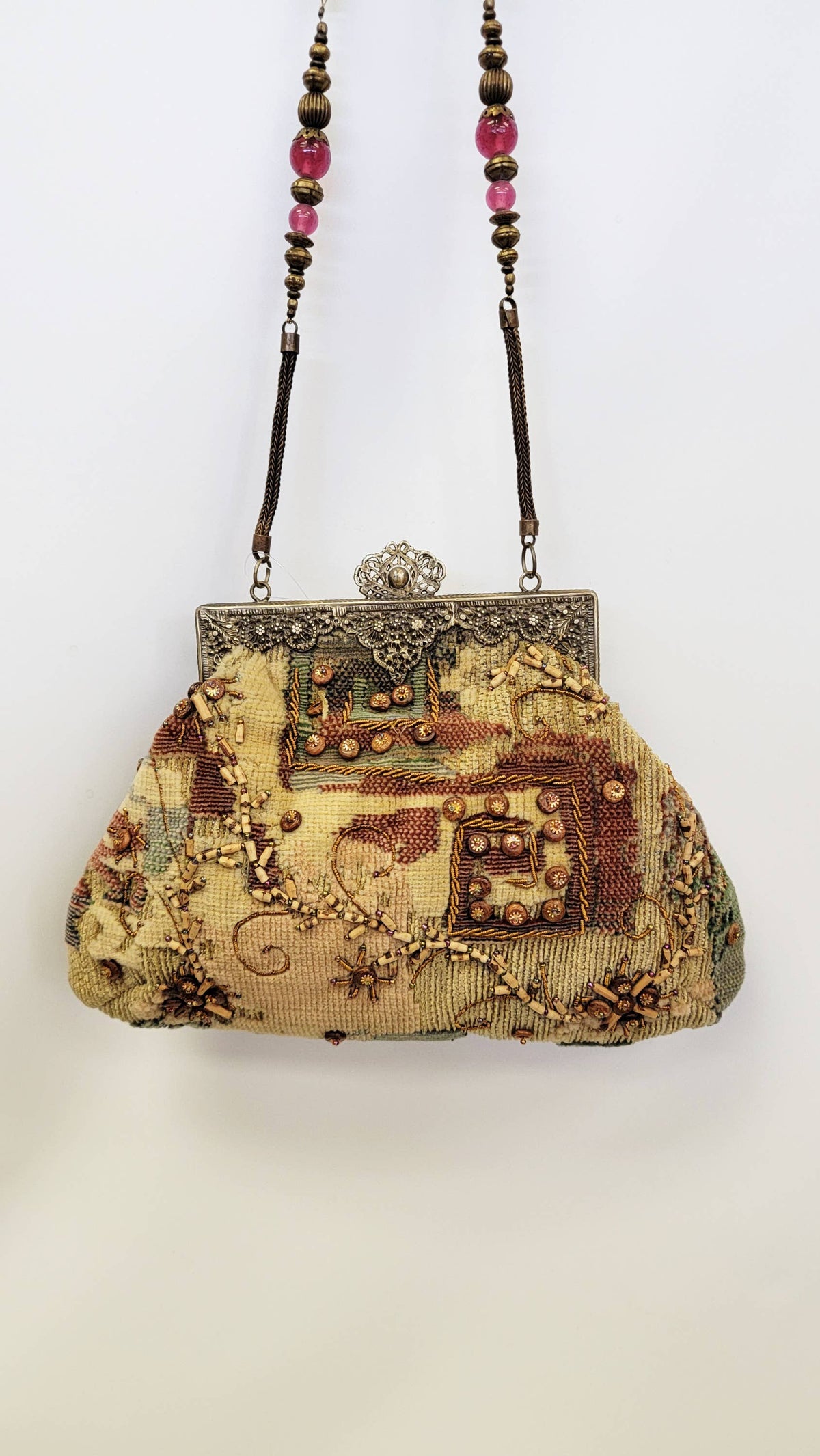 Ricki designs - VINTAGE CLASSIC TAPESTRY EMBROIDERED BAG #21030